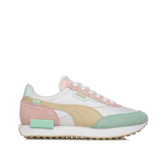 Кроссовки Puma для женщин, бело-розовый-13, 381141 13, размер 35,5