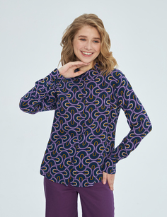 Блуза женская Velocity I-WB13 фиолетовая XL