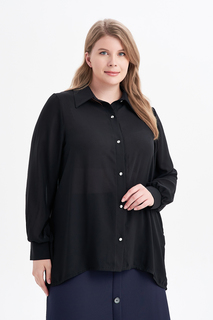 Блуза женская OLSI 2310016 черная 56 RU