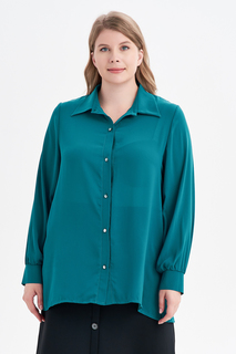 Блуза женская OLSI 2310016 зеленая 70 RU