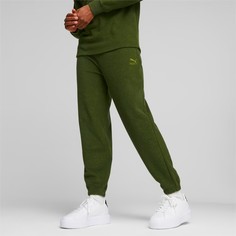 Спортивные брюки мужские PUMA Classics Fleece зеленые S