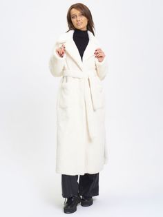 Шуба женская Louren Wilton Ш-33-1 белая XL