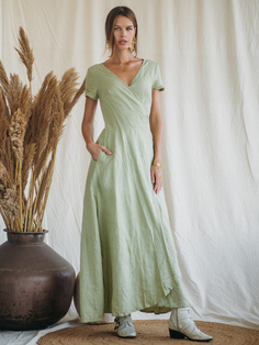 Платье женское Chintamani 512 зеленое XL