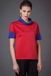 Блуза женская Арт-Деко Z-1030 красная 44 RU