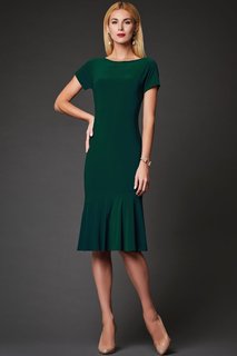 Платье женское Арт-Деко P-820 зеленое 50 RU