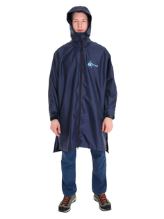 Плащ мужской BTrace Rain Zipper синий 46 EU