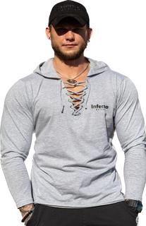 Лонгслив мужской INFERNO style Ф-011-000 серый 2XL