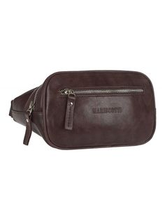 Поясная сумка мужская Franchesco Mariscotti 2-1075к, коричневый