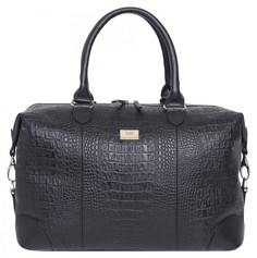 Дорожная сумка унисекс Franchesco Mariscotti 6-426 черная, 42х28х24 см