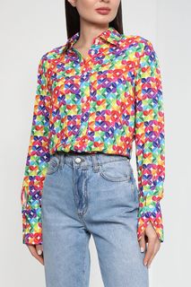 Рубашка женская Belucci BL23043465 разноцветная XL
