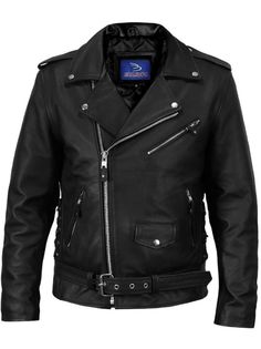Кожаная куртка мужская Fast КС060 черная XL