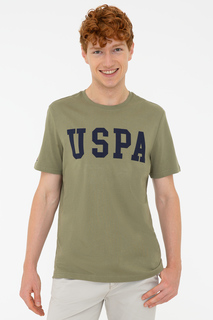 Футболка мужская U.S. POLO Assn. G081SZ0110GEARTIY021 хаки XS