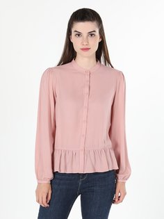 Блуза женская Colins CL1060012_Q1.V1 розовая L