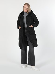 Пальто женское Colins CL1060243_Q1.V1 черное S