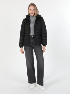 Куртка женская Colins CL1060247_Q1.V1 черная XL