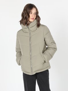 Куртка женская Colins CL1060246_Q1.V1 хаки XL