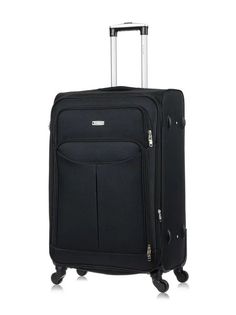 Чемодан унисекс LCase Amsterdam черный, 75x47x37 см