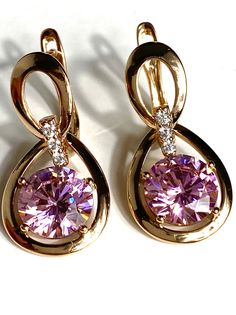 Серьги из бижутерного сплава FLORENTO Инфинити, хрустали