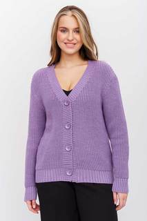 Кардиган женский Злата В 1400 фиолетовый 46 RU Zlata