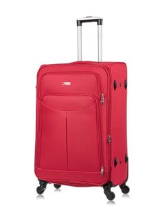 Чемодан унисекс LCase Amsterdam красный, 75x47x37 см