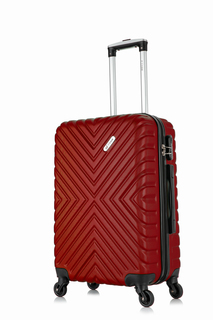 Чемодан женский LCase New-Delhi красный S