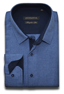 Рубашка мужская Maestro James 4 голубая 43/178-186