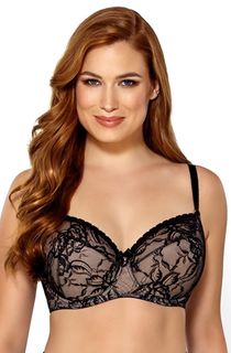Бюстгальтер женский Nipplex Tatiana PU черный 85H