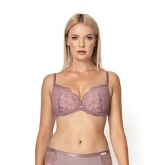Бюстгальтер женский Nipplex Zora push up фиолетовый 70F
