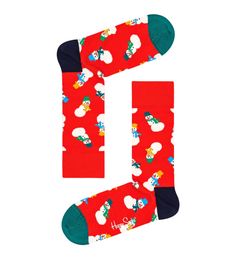 Носки мужские Happy Socks SNS01 красные 25