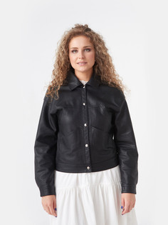 Кожаная куртка женская E-Lisman&ZG 109# черная 50 RU