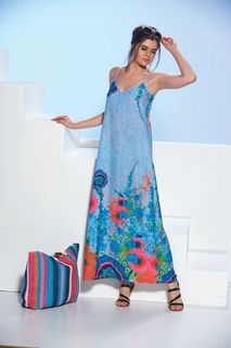 Платье женское Gizzey 10410 голубое M
