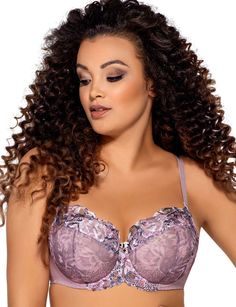 Бюстгальтер женский AVA 1987 U Maxi фиолетовый 105E