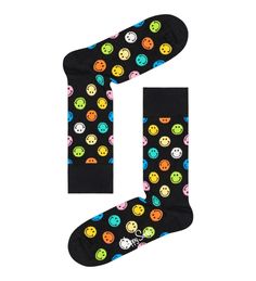 Носки мужские Happy Socks SMY01 9301 черные 25