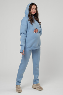 Костюм для беременных женский Magica bellezza 208 голубой 52 RU