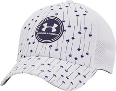 Бейсболка мужская Under Armour 1369804-104 белая, р. S-M