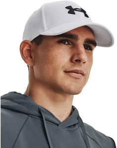 Бейсболка мужская Under Armour MenS Blitzing Adj белая, р. 58-60