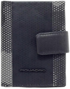 Кошелек мужской Piquadro Pocket trifold mens wallet with rear money pocket черный