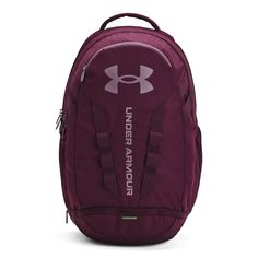 Рюкзак унисекс Under Armour Hustle 5.0 Backpack бордовый