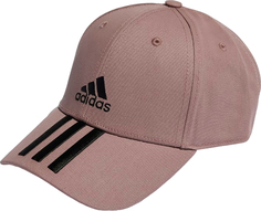 Бейсболка унисекс Adidas Bball 3S Cap Ct коричневая, р. 58-60