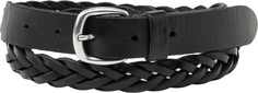 Ремень женский Levis Women Leather Braided Belt черный, 90 см Levis®