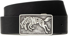 Ремень мужской Wrangler Men W Mustang Belt черный, 85 см