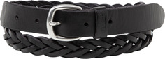 Ремень женский Levis Women Leather Braided Belt черный, 85 см Levis®