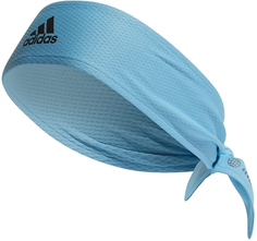 Повязка женская Adidas Tieband Primeblue Aeroready голубая, р. 58-60