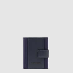 Кошелек мужской Piquadro Pocket trifold mens wallet with rear money pocket синий