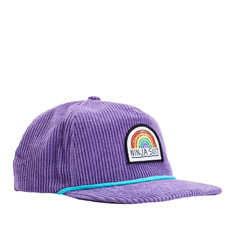 Бейсболка мужская Airblaster Ninja Rainbow Corduroy Cap фиолетовая, one size