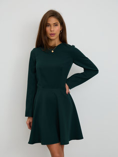 Платье женское Klim KL024 зеленое 46 RU