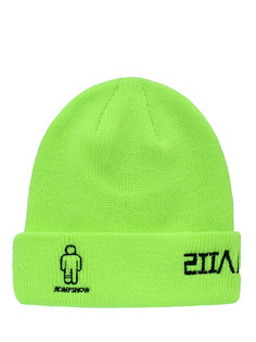 Шапка бини мужская Romp Logo Beanie зеленая, one size