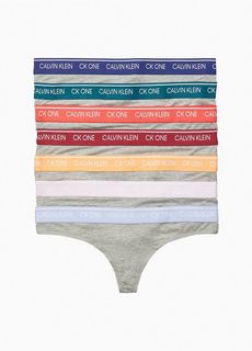 Комплект трусов женских Calvin Klein QD6574-903 серых М, 7 шт.