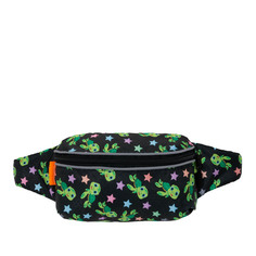 Поясная сумка женская PowerUp 00-00000425, зеленая; черная