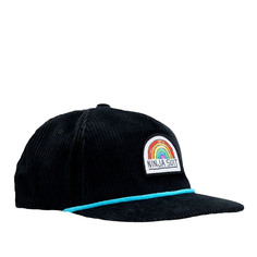 Бейсболка мужская Airblaster Ninja Rainbow Corduroy Cap черная, one size